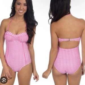 NEW!! Lauren James Pink Gingham